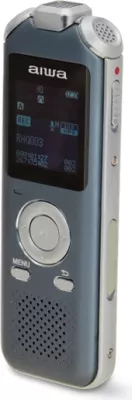 Diktafon digjital Aiwa DVR-M700 16GB, microSD deri 128GB, MP3/WAV, gri