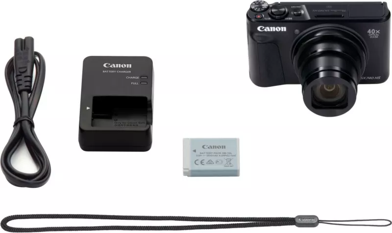 Aparat Canon PowerShot SX740 HS, 20.3 MP, 40x Zoom, 4K, i zi