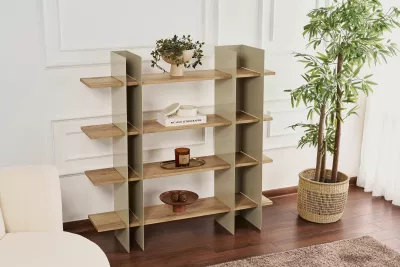 Raft librash Skye Decor, taupe, SHB-017-B