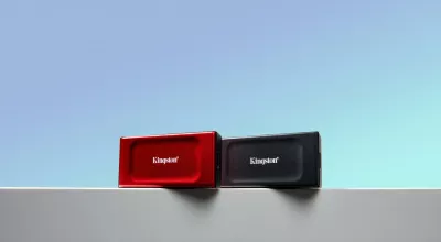 Disk i jashtëm SSD Kingston XS1000, 1TB, USB 3.2 Gen 2, Kuq