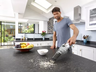 Fshesë dorëz Black&Decker, gri-argjendtë