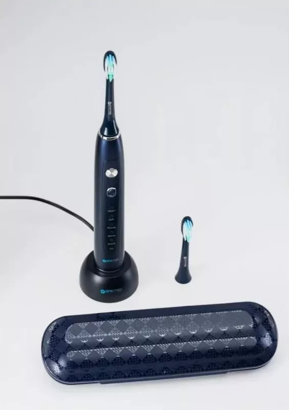 Brushë Oromed Oro-Sonic X Pro, sonik, type-USB, 2 koka, hiri