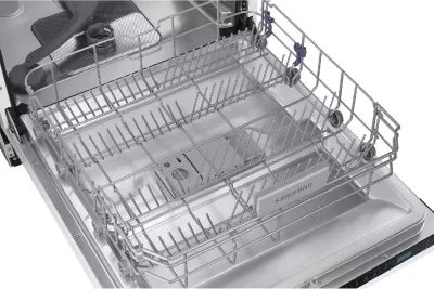 Enëlarëse, Samsung DW60M6070IB/ET, plotësisht e integruar (E), ekran LED i gjerë, raft i tretë fleksibël