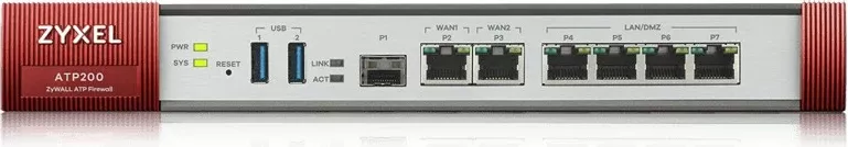 Firewall Zyxel ATP200, 2 Gbit/s, 0.5 Gbit/s, 40 Gbit/s, 450/450 Gbit/s