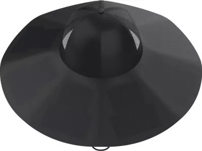 Kapelë EcoFlow Power Hat, M-L, me panele diellore, e zezë