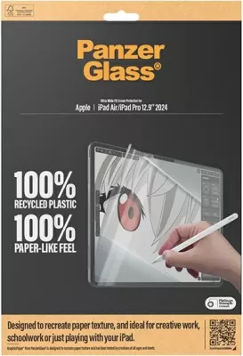 Folie mbrojtëse PanzerGlass GraphicPaper për iPad Air 13"/iPad Pro 12.9" 2024, ndjesi letre, antibakteriale
