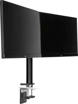 Mbajtës dual monitori iiyama DS1002C-B1, VESA 75x75/100x100, i zi