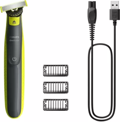 Makinë rroje Philips Norelco OneBlade 360 QP2724/23 për fytyrë, e verdhë