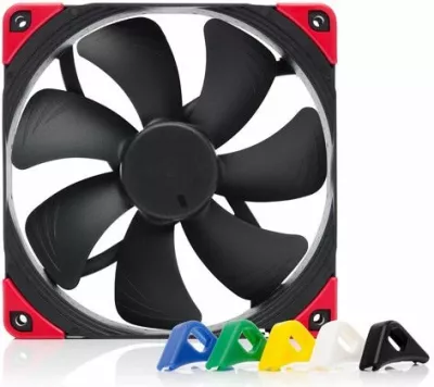 Ventilator PC Noctua NF-A14 PWM chromax.black.swap 140mm 4-pin 1500rpm, i zi, 1 copë