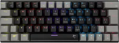 Tastierë mekanike White Shark Wakizashi-2, 65%, RGB, blue switch, black-grey