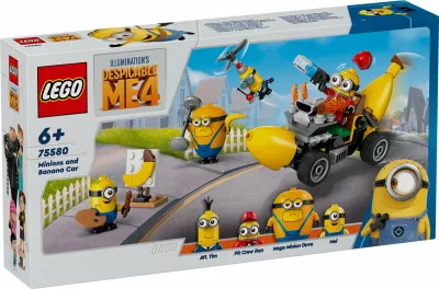 Set ndërtimi LEGO Minions 75580, 136 pjesë, shumëngjyrëshe