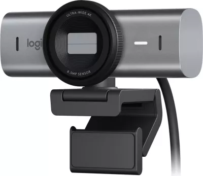 Kamerë interneti Logitech MX Brio, 4K, 8.5 MP, 3 mikrofona, Alumini