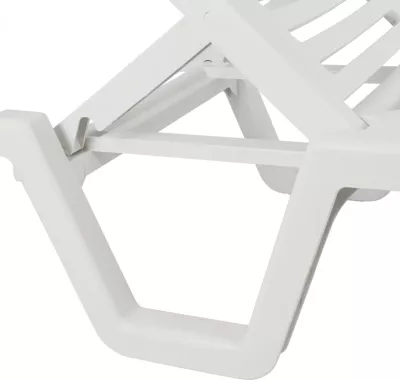 Shezlong plazhi plastik, relaks, 70x190x36cm