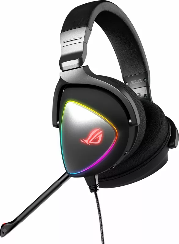 Kufje gaming ASUS ROG Delta, me kabllo, RGB, USB-C, e zezë