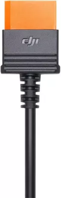 Kabl karikimi SDC në XT60 DJI CP.DY.00000048.02, 12V DC, 40 cm, i zi/portokalli