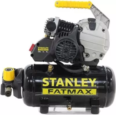 Kompresor ajri me vaj Stanley HY227-8-6E 6L 8 bar 2HP/1.5kW zi/verdhe