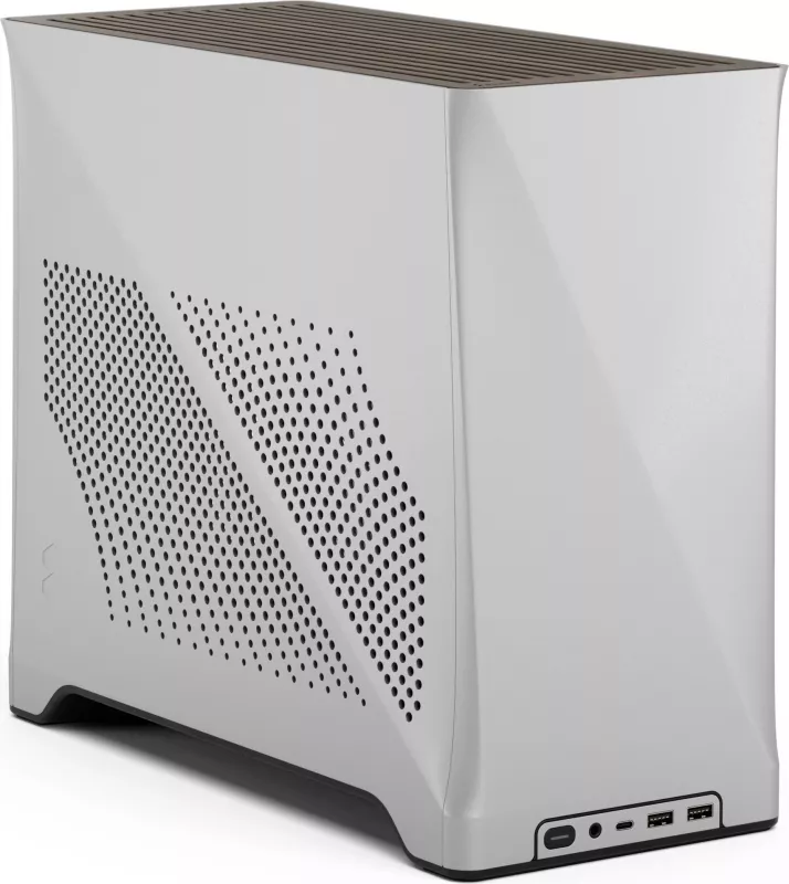Kasë Fractal Design Era 2, Mini Tower, Silver