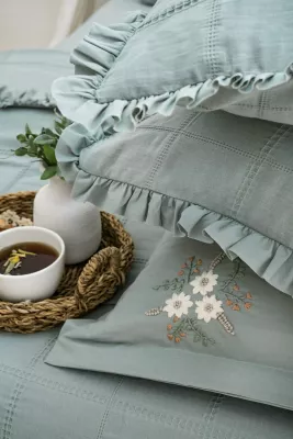 Set mbulesë dysheku dopio, Fiorella, ngjyrë mente, L'essentiel