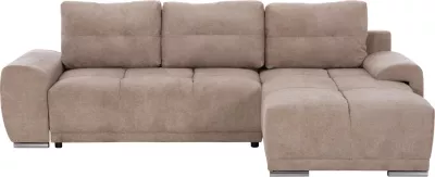 Kënd divani shtrat, kënd i djathtë, material bezhë, COMFYRA FH3336.03R, 270x181x75cm