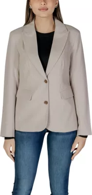 Blazer për femra Only ONLRAVEN LIFE 15338389, bezhë e çelët