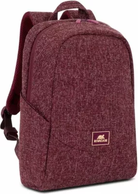 çantë shpine për laptop RIVACASE 7923, 13.3\", waterproof tweed, e kuqe