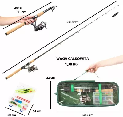 Set peshkimi MacGyver Big Fish, për të gjithë