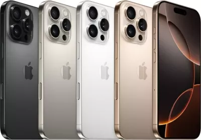 Apple iPhone 16 Pro, 6.3", 256GB, white titanium