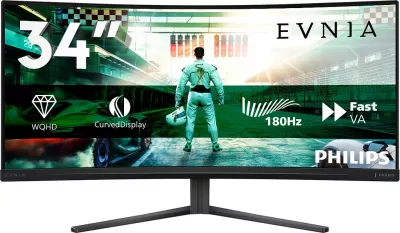 Monitor Philips 34M2C3500L, 34 inç, UltraWide, 3440x1440, Charcoal