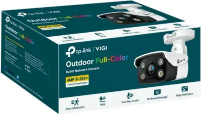 Kamera sigurie rrjeti, TP-Link, VIGI C340 4MP 6mm, bardhë/zezë