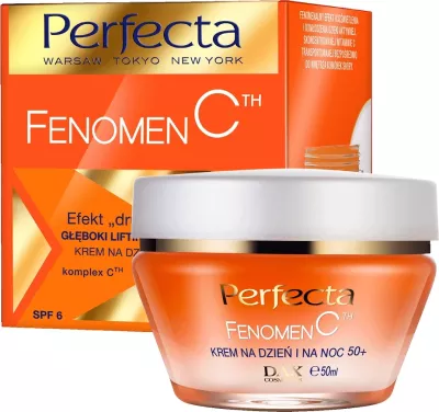 Krem fytyre ditë/natë për femra Perfecta Fenomen C Deep Lifting and Moisturizing 50+, 50ml