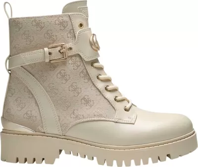 Çizme të shkurta për femra Guess Olanna2 FLTO2L FAL10, krem [Madhësia: 39]