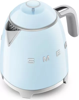 Ibrik elektrik SMEG KLF05PBEU mini, 1400W, 0.8L, kaltër