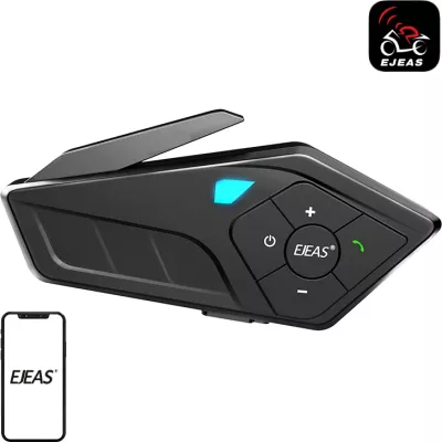 Kufje Bluetooth për helmetë EJEAS E1PRO, e zezë