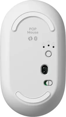 Tastierë Logitech POP ICON COMBO, Wireless, Bluetooth, Scissor key switch, QWERTY, Portokalli, Bardhë