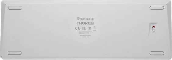 Tastierë Genesis Thor 660 G2 RGB, Gateron Red, e bardhë