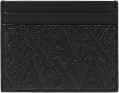 Kuletë kartash për meshkuj Armani Exchange XM000880 AF12133, e zezë
