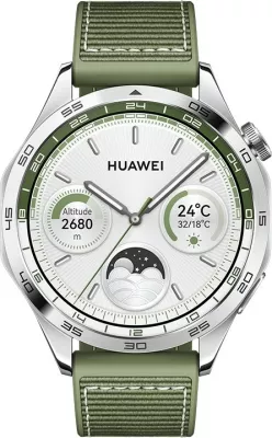 Smartwatch Huawei WATCH GT 4, 32 GB, AMOLED, Wi-Fi, GPS, ngjyrë e gjelbër
