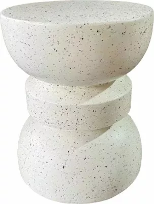 Tavolinë anësore Pioni 2, terrazzo, 37x37x45cm