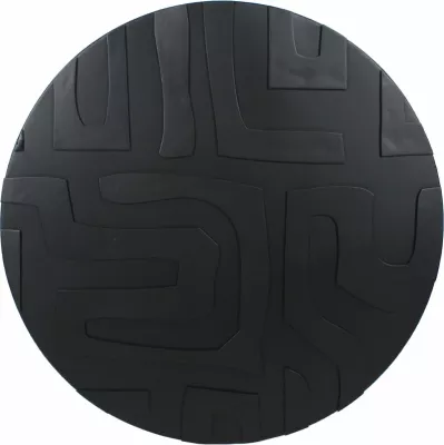 Dekor muri Aspis, metal i zi, 75x75x75cm