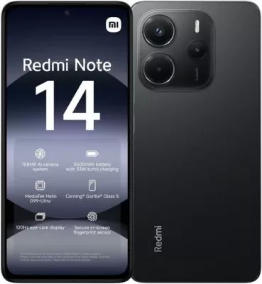 Celular Xiaomi Redmi Note 14, 6.67"  6+128GB, 5G, i zi 