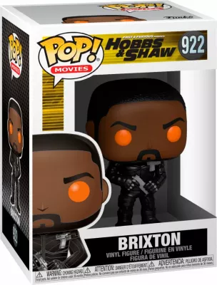 Figurinë koleksionuese Funko POP Movies Hobbs & Shaw Brixton, sy portokalli