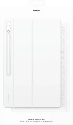 Mbështjellës tastierë Samsung EF-DX925, QWERTZ, Gjermanisht, Galaxy Tab S10 Ultra, Galaxy Tab S9 Ultra, Bardhë