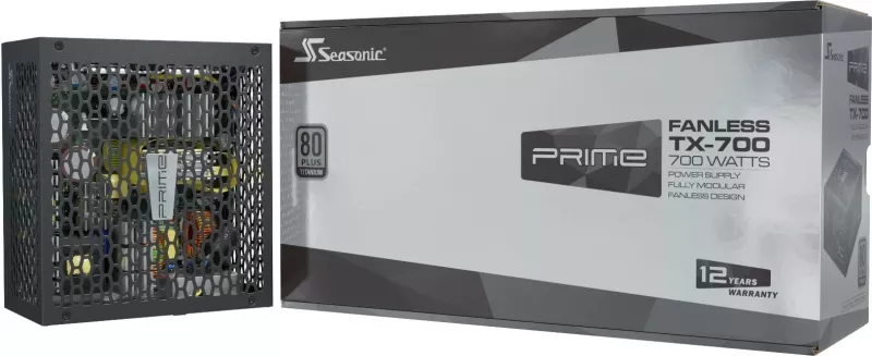 Furnizues energjie Sea Sonic PRIME Fanless TX, 700 W, Titanium