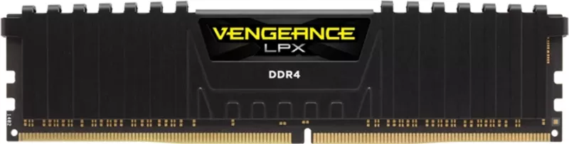 RAM Memorje Corsair Vengeance LPX DDR4 16GB 3200MHz DIMM CL16, e zezë, 1x16GB