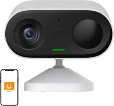 Kamerë sigurie portabile IMOU Cell Go me panel diellor FSP12, 3MP, e bardhë, set