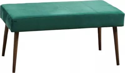 Puf Talu, kadife e gjelbër, 90x45x45cm