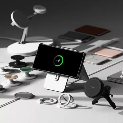 Mbështjellës Ringke Fusion X MagSafe për Samsung Galaxy S25 Ultra, i zi