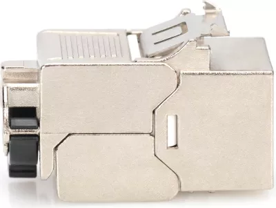 Keystone modul Digitus CAT 8.1, shielded, pa vegla, RJ-45, i bardhë