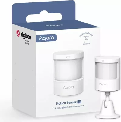 Sensor lëvizjeje AQARA Motion Sensor P1 MS-S02, Zigbee 3.0, sensor drite, bateri deri 5 vjet, i bardhë, set 1 copë
