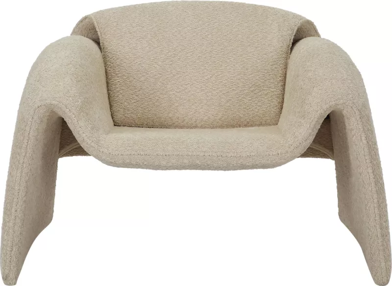 Fotel TREK, pëlhurë boucle, kornizë metali, 100x83x66H cm